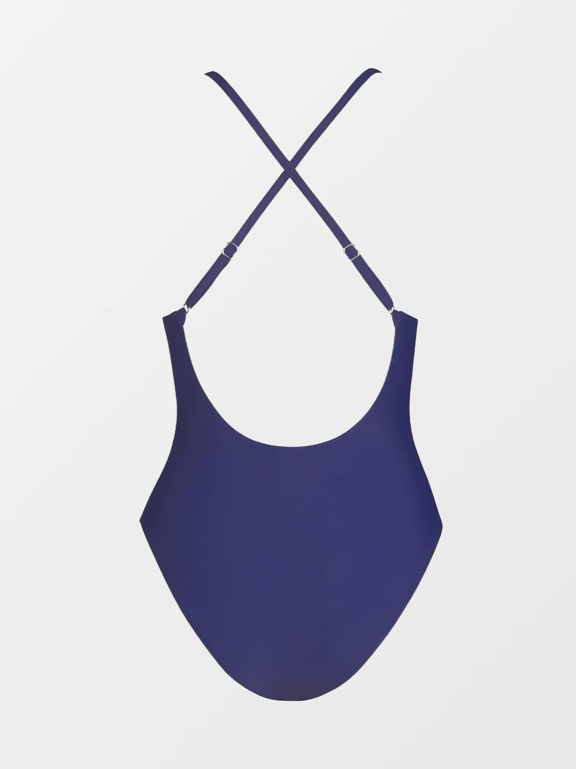 image:imageCUPSHE Women Swimsuit One Piece Bathing Suit Deep V Neck Crisscross Back Adjustable StrapDark Blue
