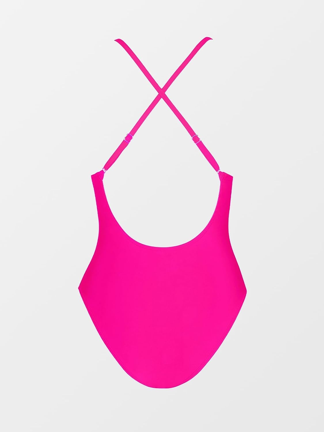 image:imageCUPSHE Women Swimsuit One Piece Bathing Suit Deep V Neck Crisscross Back Adjustable StrapHot Pink