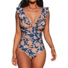 Navy Paisley Print